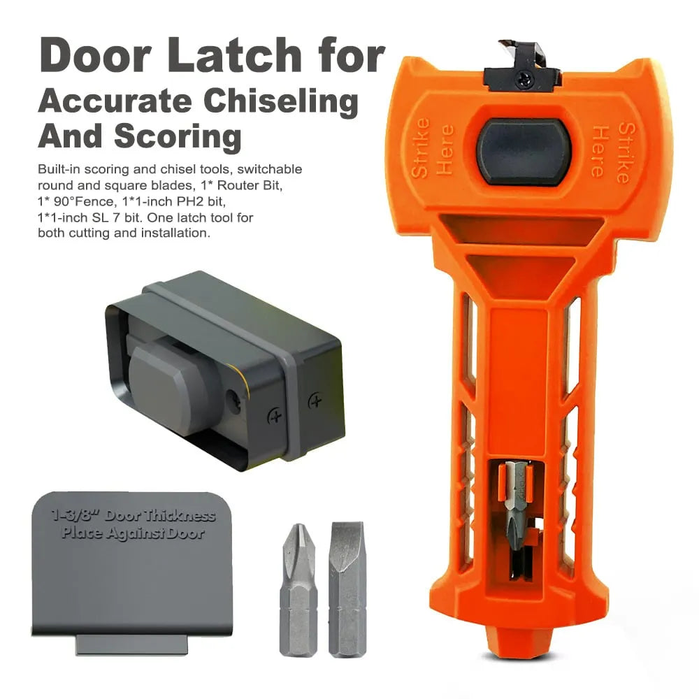 🔥 HOT SALE 🔥🔧 DIY Door Upgrade 49% OFF – Door Latch Installation Kit for Precise Lock Setup