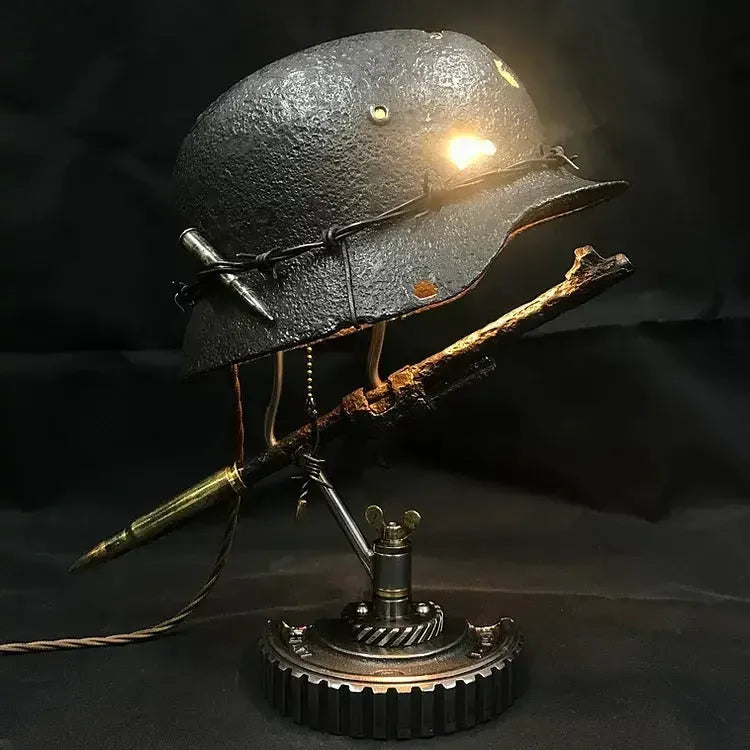 War relic lamp Remembering that history