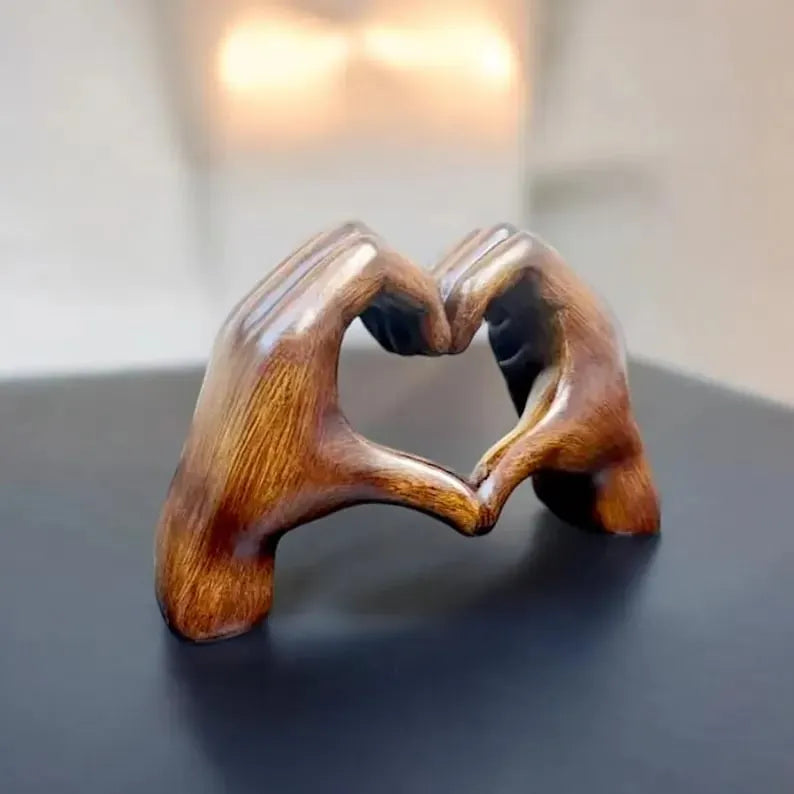 Handmade Heart Statue