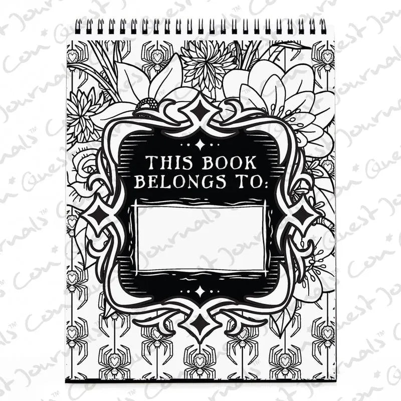 🔥Last Day 49% OFF -🖤 Waiting for the Night Gothic Love Coloring Book 📓