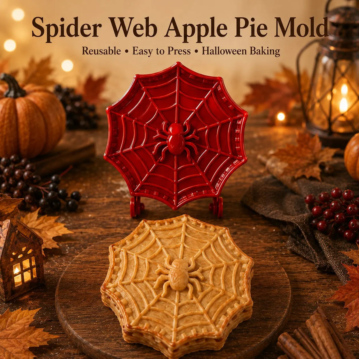 🔥Last Day 50% OFF - 🎃🥧 8-Piece Halloween Mini Hand Pie Mold Set