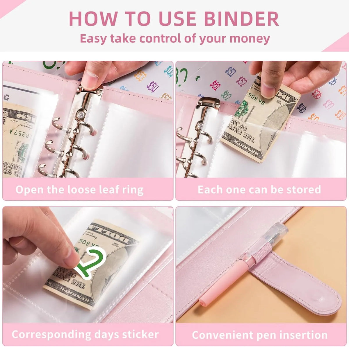 🔥LAST DAY 49% OFF - 🤑✉️100 Envelope Savings Challenge Book