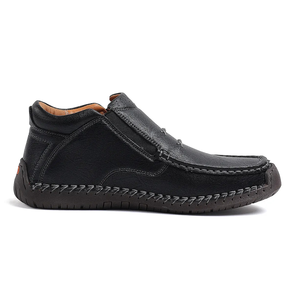 Men’s Handmade Premium Leather Slip-On Driving Boots