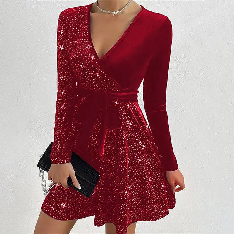 🎅Xmas Sales - 49% OFF🎄V-neck hip-waisted skirt