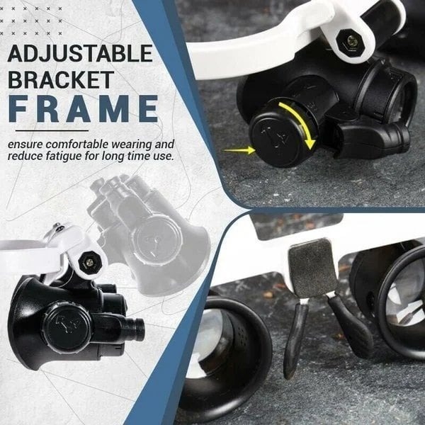 Upgrade LED Glasses Magnifier 8x 15x 23x(🔥Hot sale 🔥49% OFF)