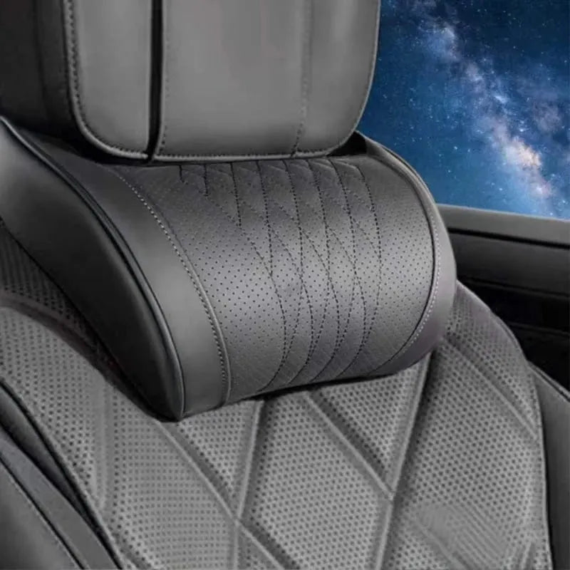 🎉💤 Relieve Driving Fatigue! Universal Memory Foam Car Headrest Neck Pillow, Ergonomic Support Auto Neck Cushion for Long Road Trips