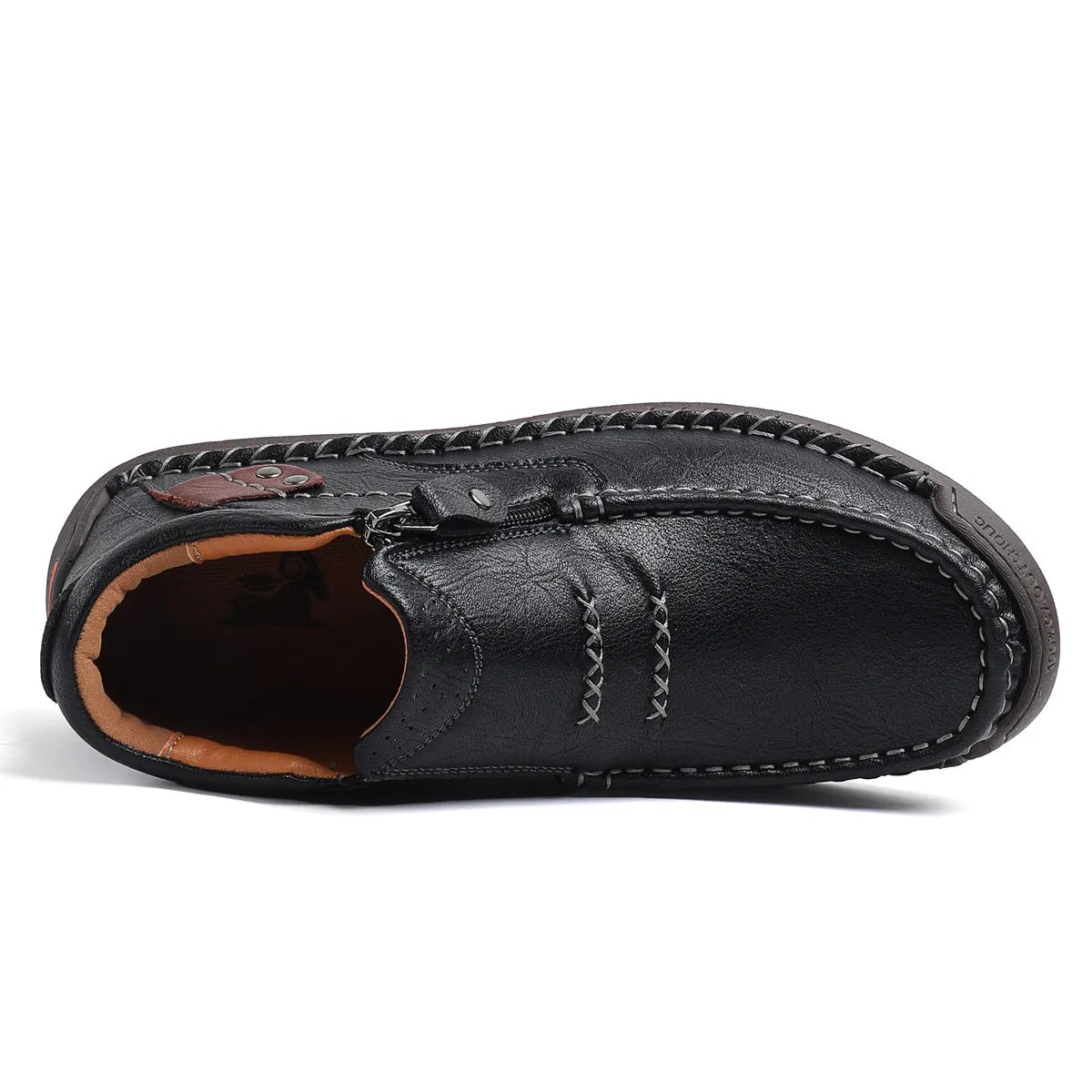 Men’s Handmade Premium Leather Slip-On Driving Boots