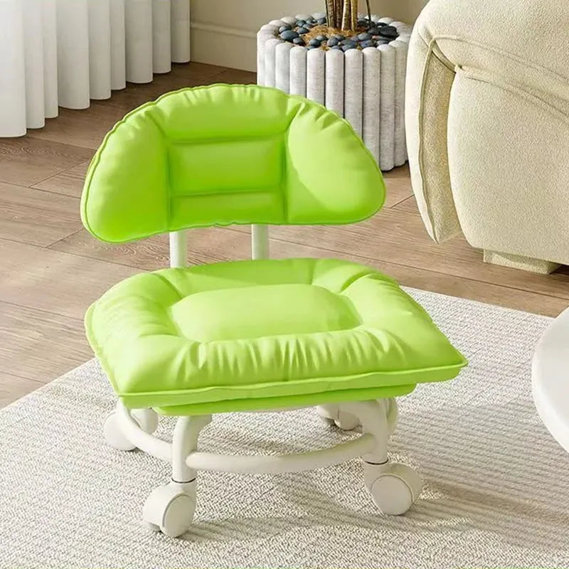 🔥HOT SALE🔥 49% OFF NOW! ⏰ Rolling Low Stool with Backrest – Padded seat & silent casters – Perfect for workshops, garages or studios – comfortable and mobile 🛠️✨