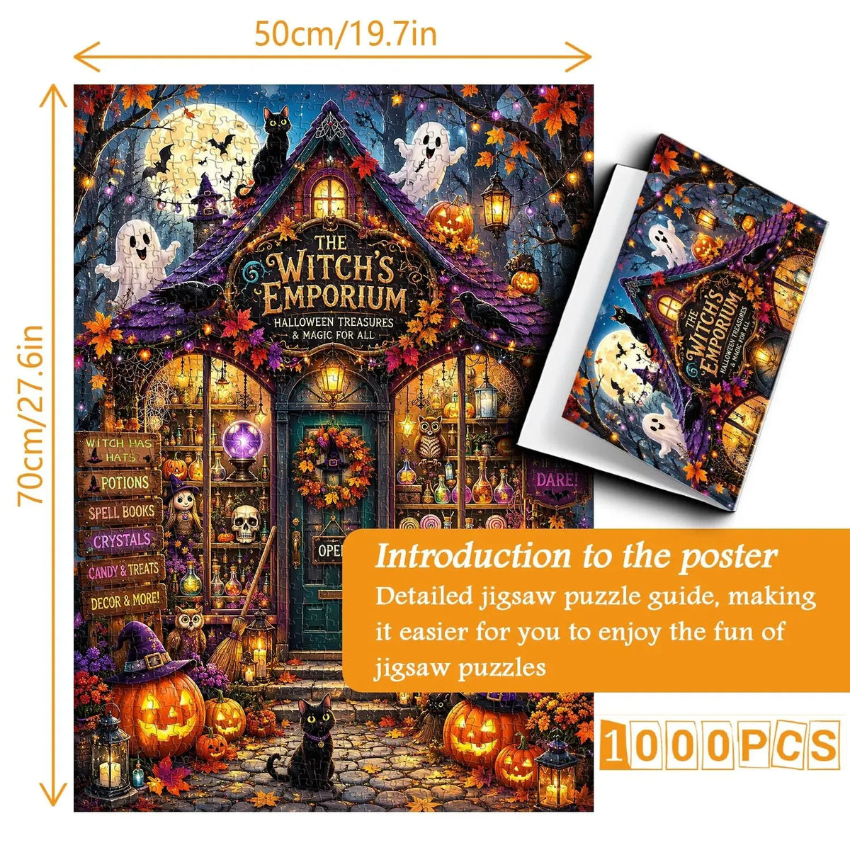 🔥HOT SALE🔥💥🏆The Witch’s Emporium Jigsaw Puzzle 1000 Pieces