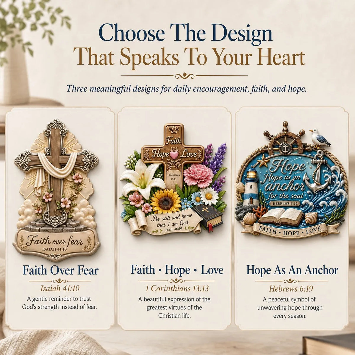 ✝️ Magnetic Inspirational Bible Verse Fridge Decor — A Daily Reminder of Faith
