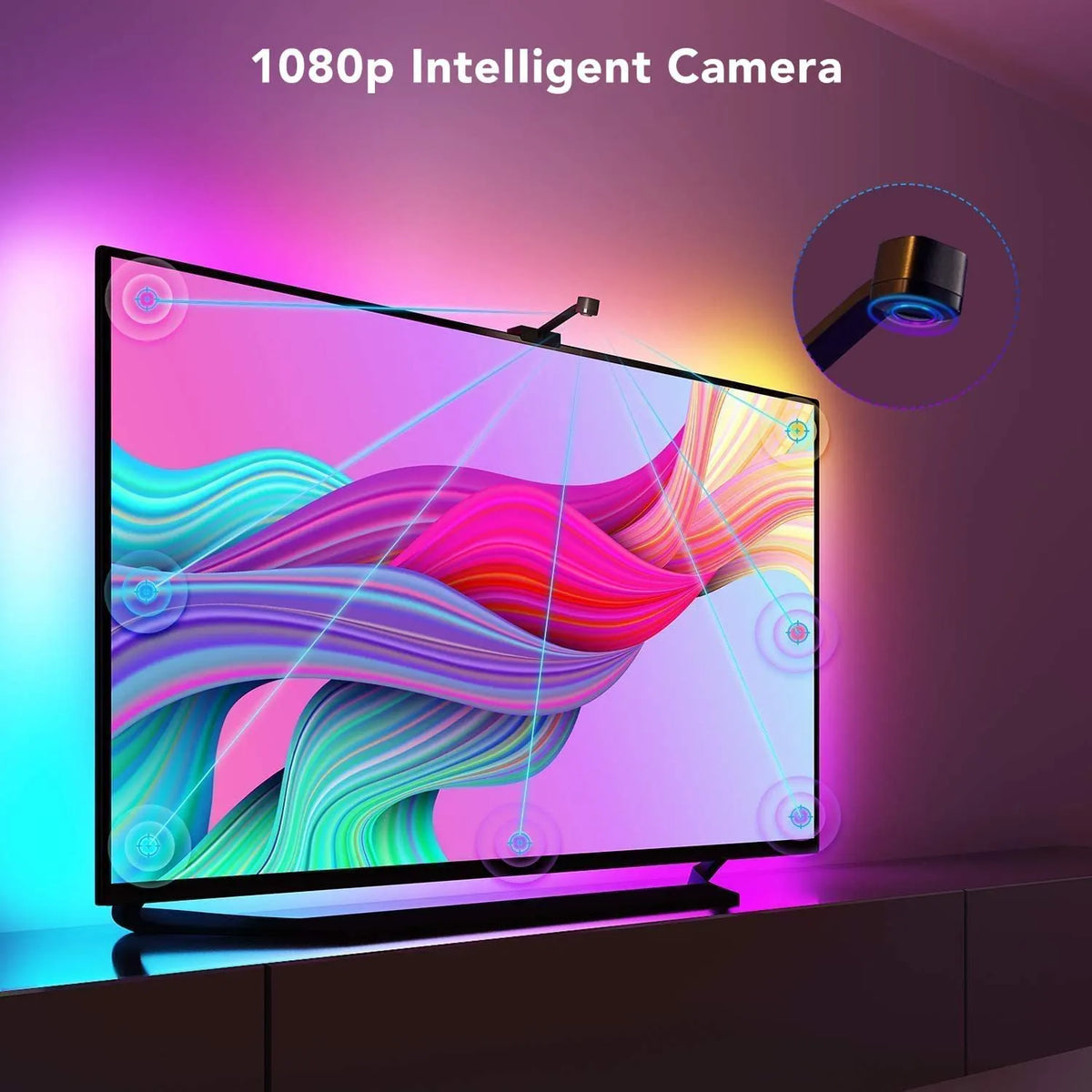 TV Backlight - Color Picker Graffiti Television Screen Synchronous Light Strip