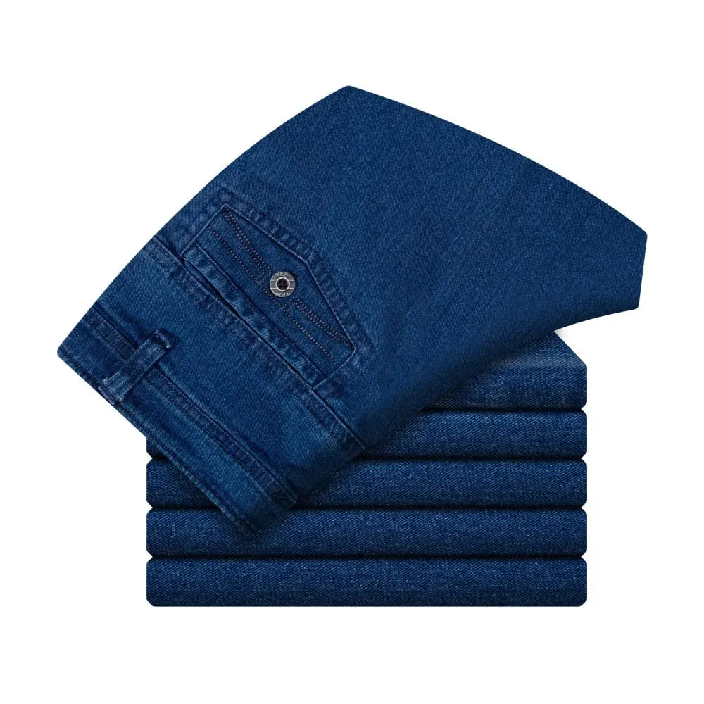 Men's High Waist Straight Cut Jeans (Buy 2 pieces for free shipping)