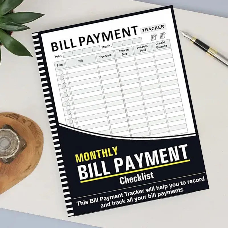 🔥Bill Tracker Notebook - 🎁BUY MORE SAVE MORE