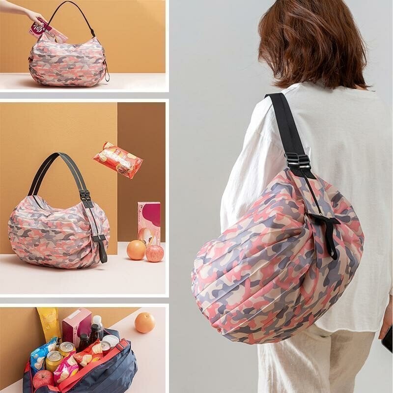 Foldable Travel One-shoulder Portable Shopping Bag & 🔥Buy 3 Free Shipping