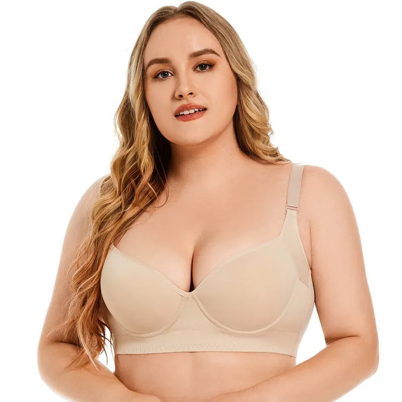 ⏰NEW YEAR SALE 50% - Comfortable Back Smoothing Deep Cup Bra