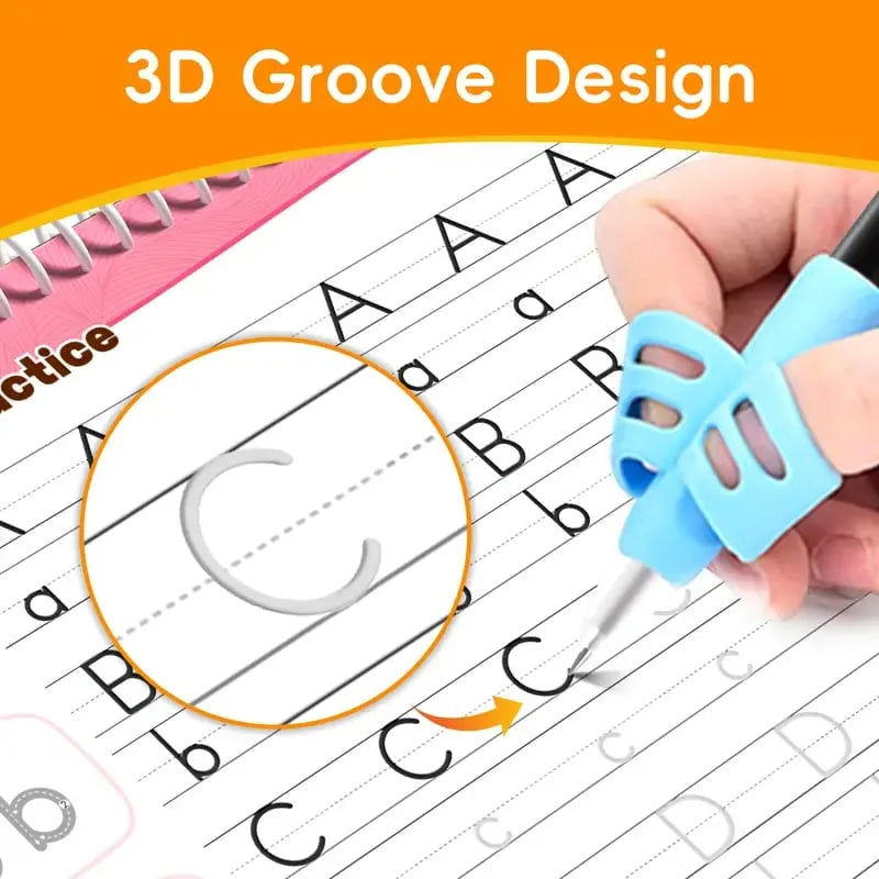 🔥Last Day 50% OFF ✏️📚 Magic Reusable Handwriting Workbook Set for Kids (6 Books)