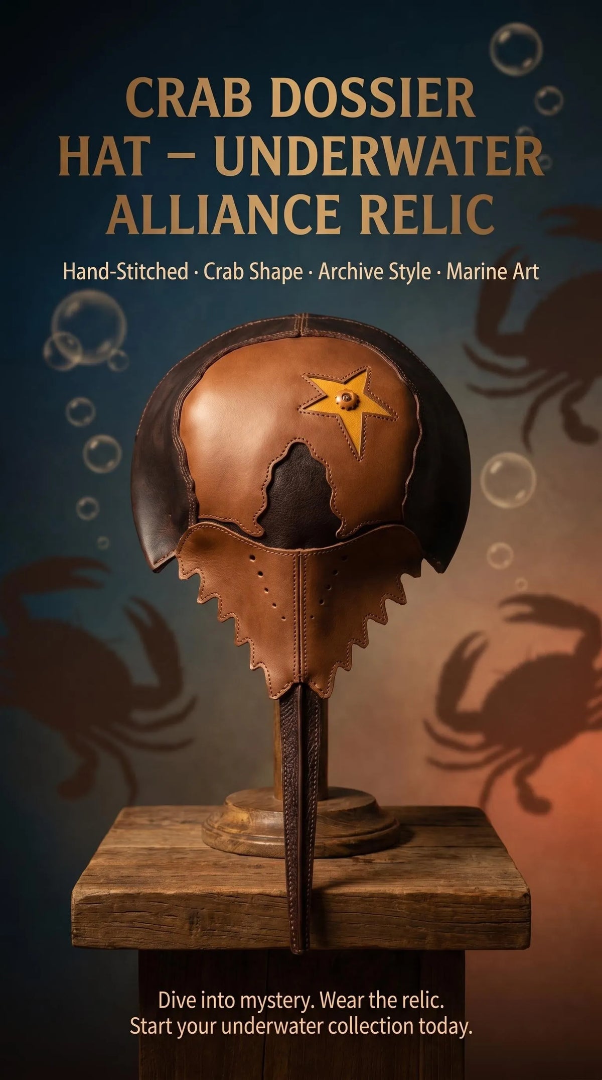 🔥Last Day 50% OFF - ✨Crab Dossier Hat(🌈Buy 2 Free Shipping)