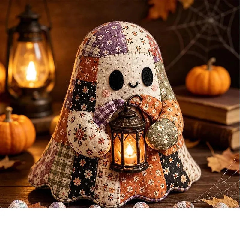 🔥HOT SALE🔥🔥LAST DAY 49% OFF🧵Little Ghost's Cozy Halloween DIY Patchwork Kit