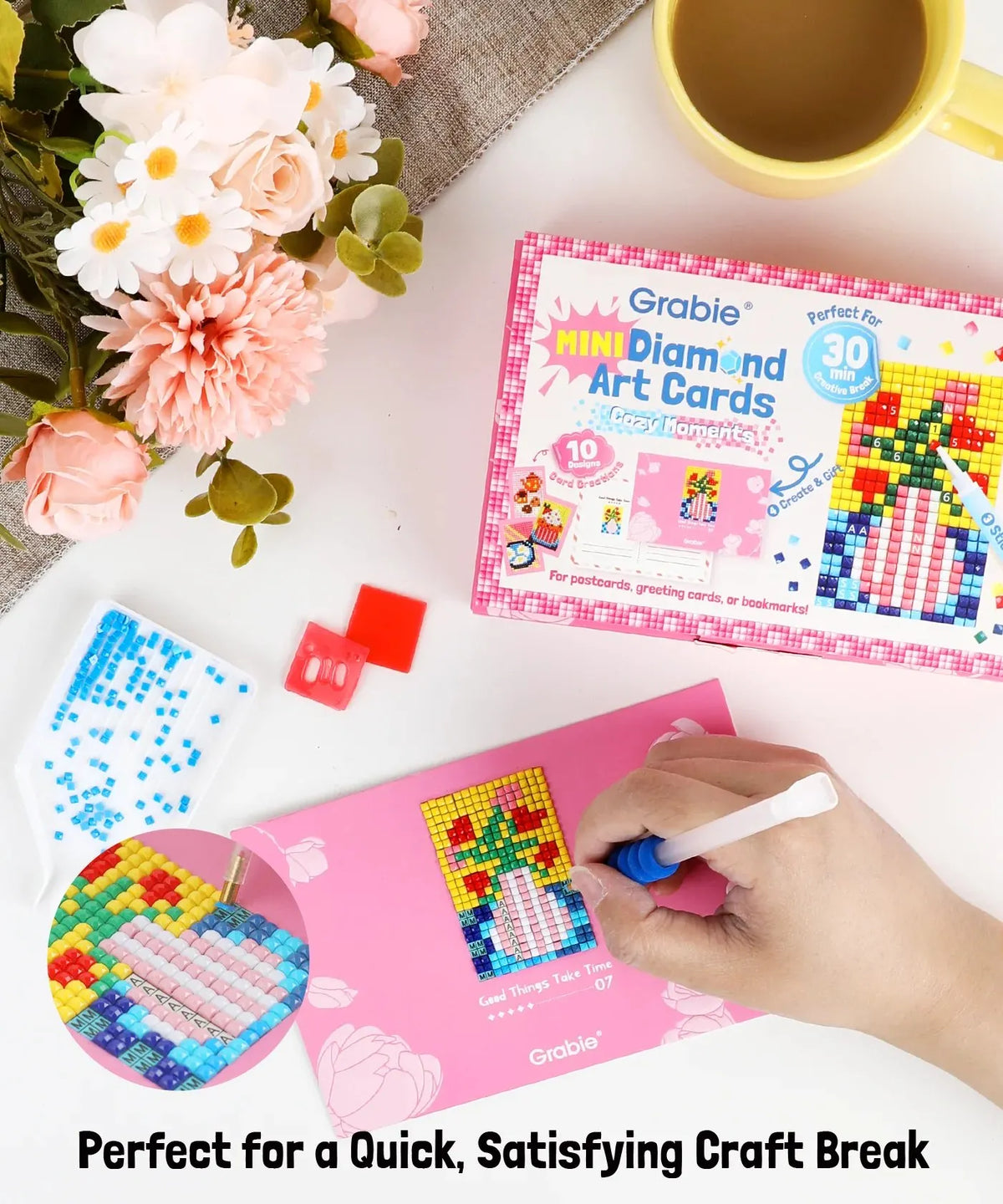 Mini Diamond Art Cards – Create Sparkling Mini Masterpieces in 30 Minutes