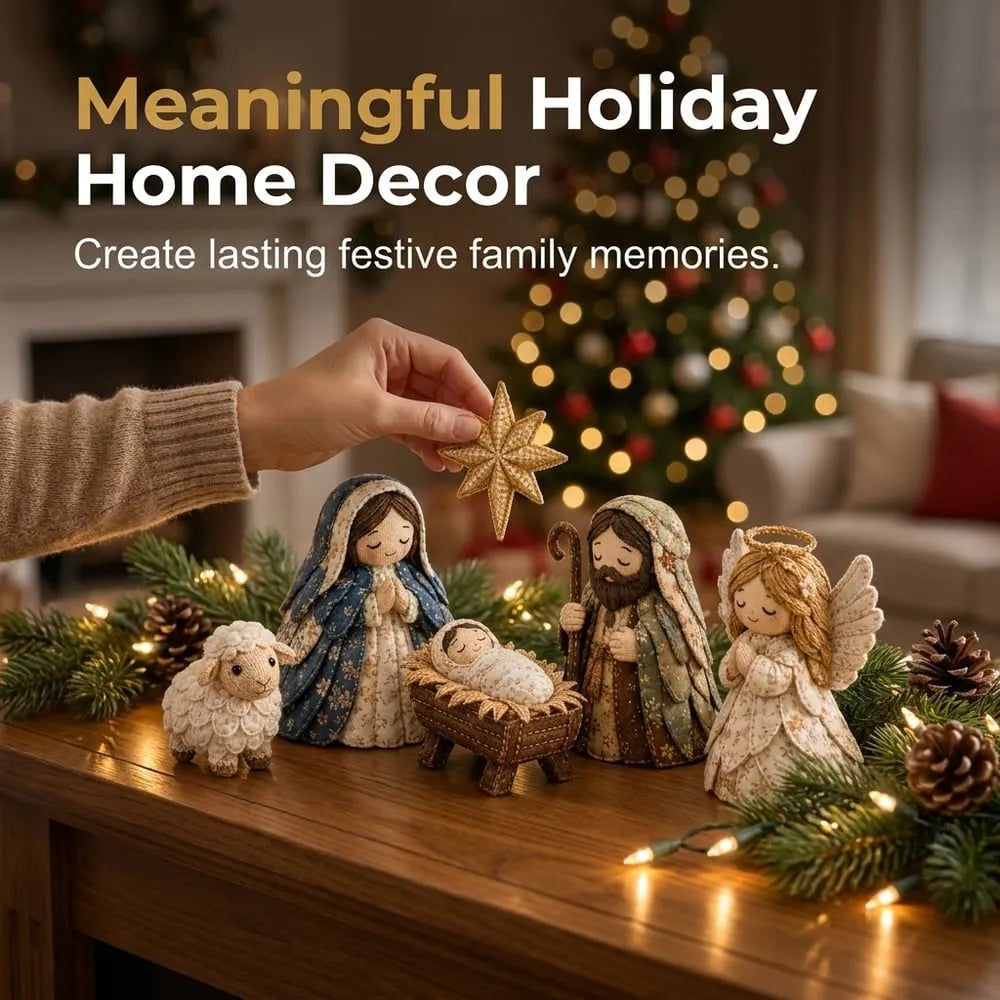 🔥HOT SALE🔥DIY Patchwork Nativity Scene Sewing Kit