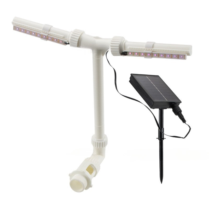 Solar Pool Fountain with Lights Dual Arc - Above/Inground Pool Fountain Lights with Remote Control