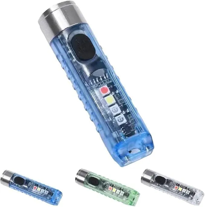 ✨ Rechargeable Mini Tactical Keychain Flashlight - 🔥Buy More Save More