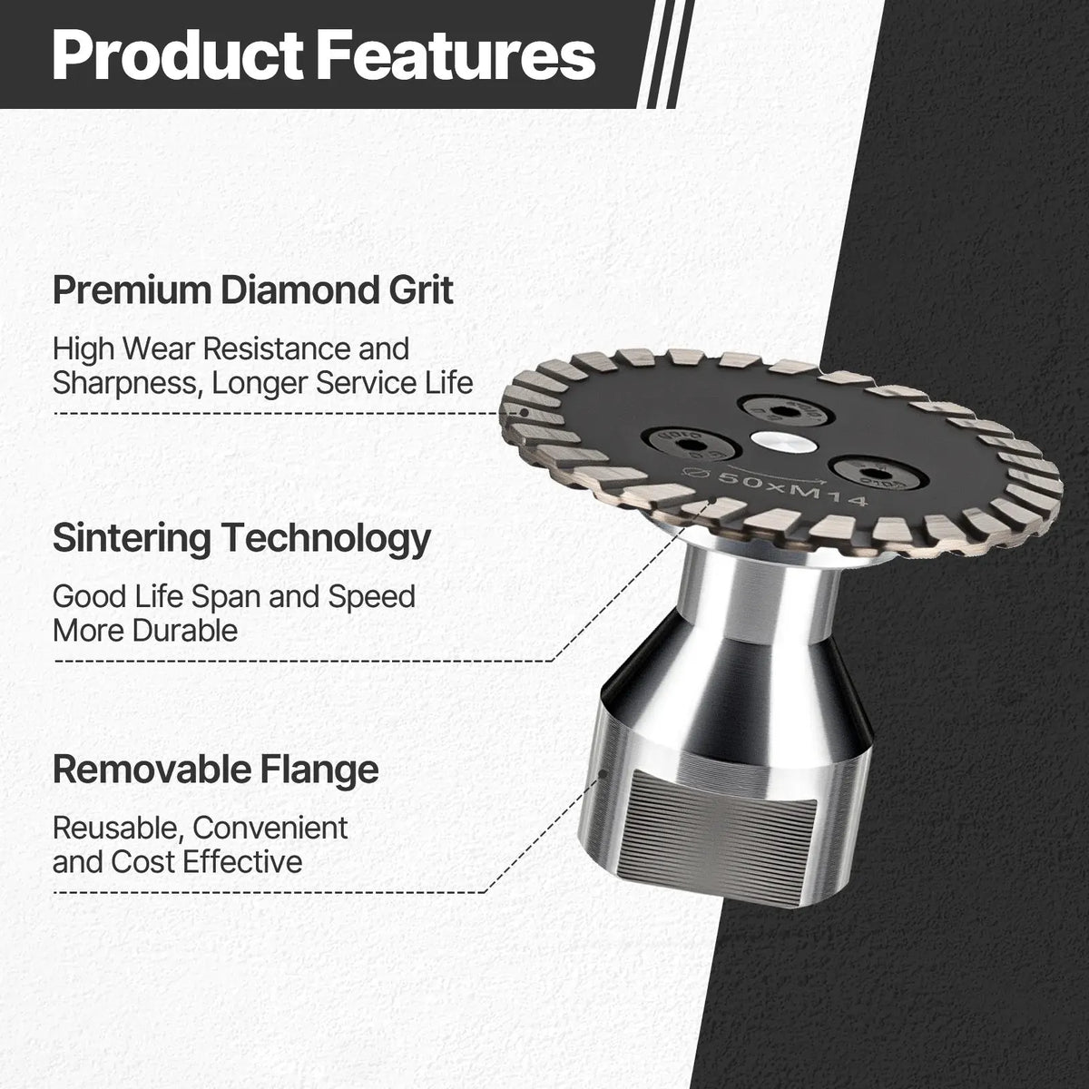 🎉Precision Diamond Carving Wheel (40mm/50mm)🧰