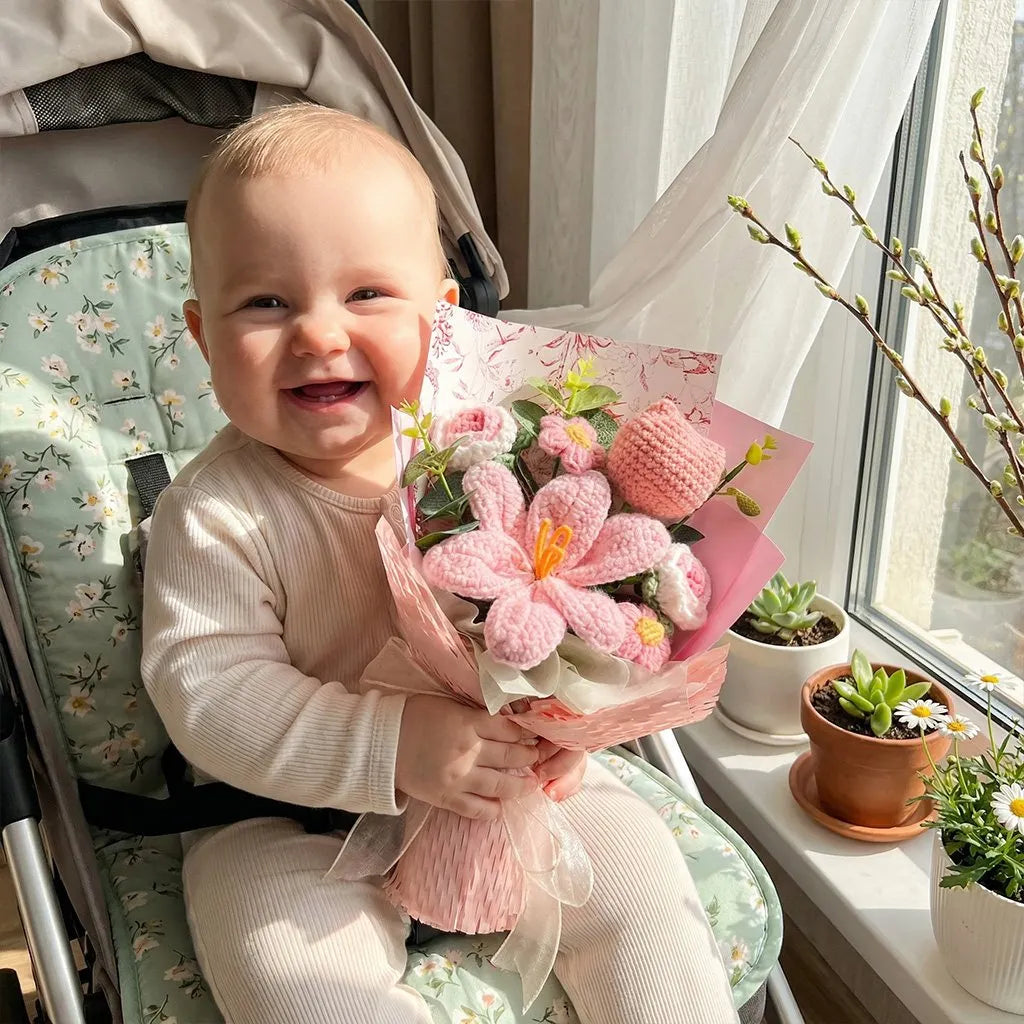 🔥Last Day 49% OFF - 🔥Handmade Crochet Flower Bouquet