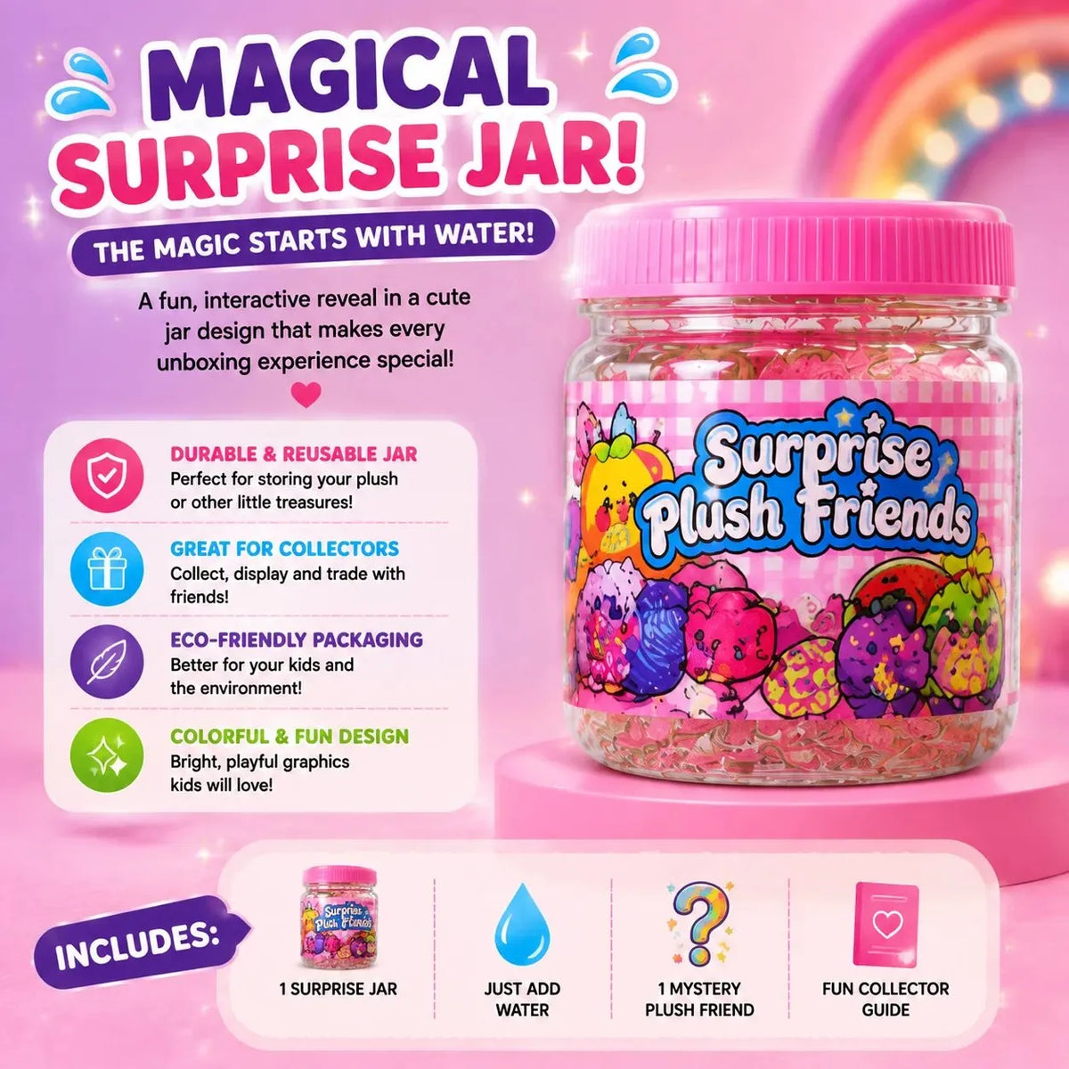 🎉✨ Surprise Reveal Squishy Characters | The Water Reveal Toy That Brings Magic To Life