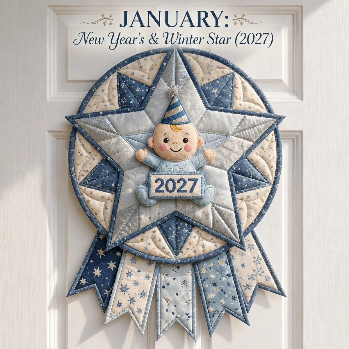 🎉 Beginner-Friendly 12-Month Themed 3D Quilted Door Hanger Sewing Kit Collection | Complete Kit with Coordinated Fabrics, Sewing Materials & Step-by-Step Guide Included 💕