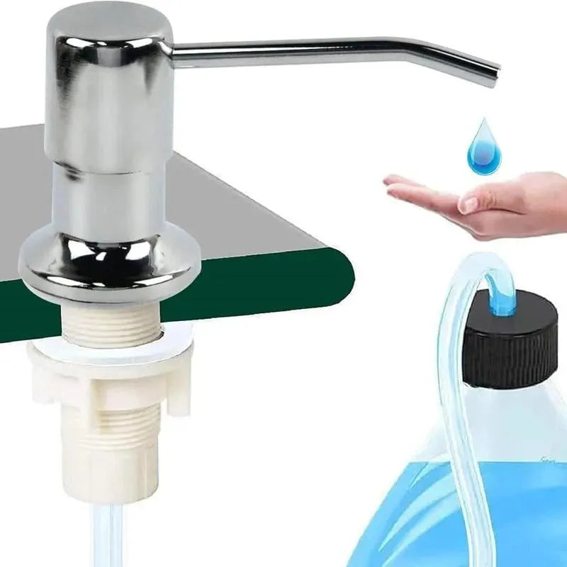 🔥HOT SALE🔥✨ Sink Soap Dispenser Extension Tube Kit – Connects to Bulk Containers, Smooth Pump, Universal Fit 🚰