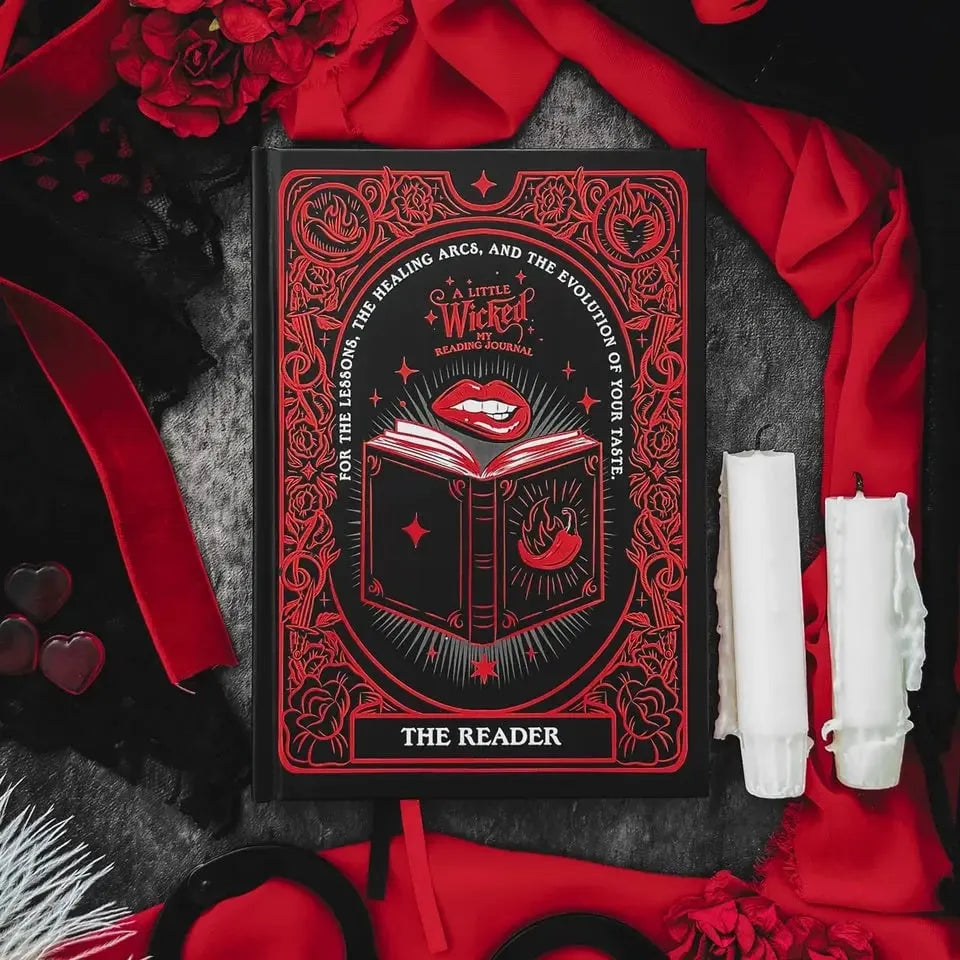 🔥Last Day 50% OFF - 🖤🌶️A Little Wicked Reading Journal📖