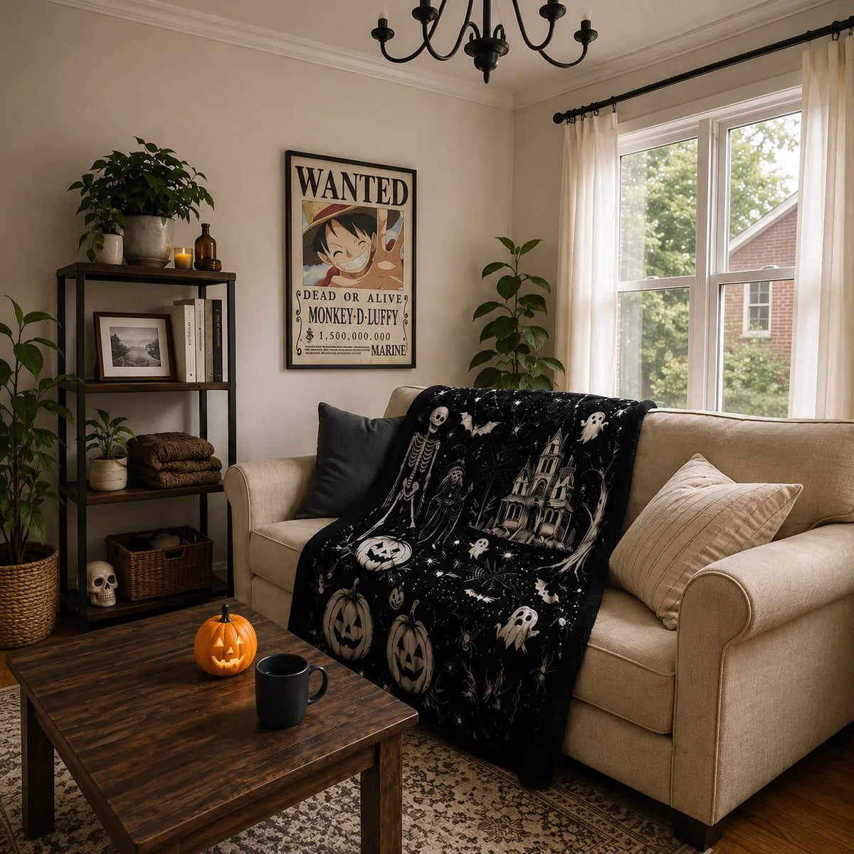 🎉🎃👻Trick Or Trace Halloween Coloring Blanket🎨(📦Buy 2 Free Shipping)