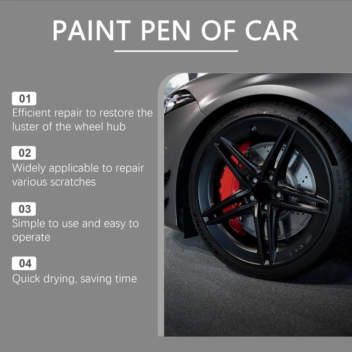 Car Wheel Scratch Repair Pen