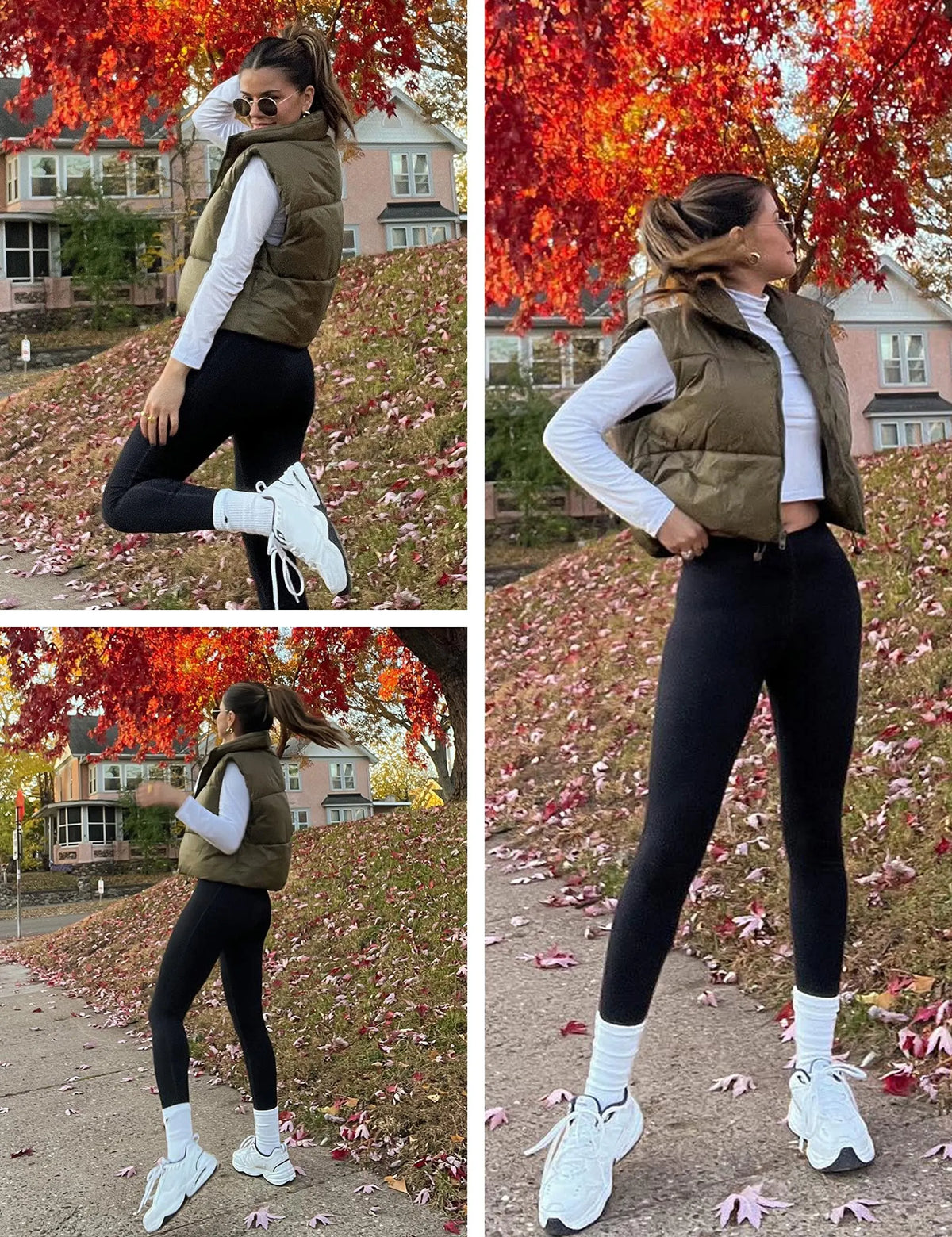 Women's Winter Warm Outerwear Puffer Vest Padded Gilet
