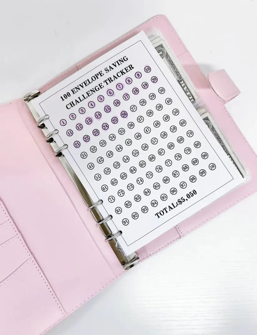 🔥LAST DAY 49% OFF - 🤑✉️100 Envelope Savings Challenge Book