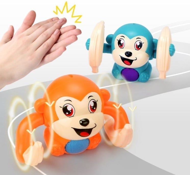 🎄CHRISTMAS SALE NOW-48% OFF🎄Early infant electric flip and head monkey toys