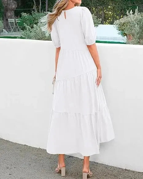 🌟HOT SALE-WOMEN'S SUMMER CASUAL MIDI DRESS (BUY 2 FREE SHIPPING)