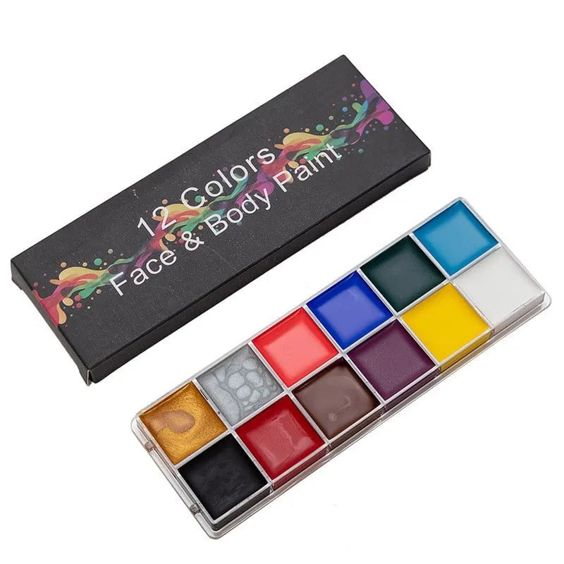 👻Face Body Paint Oil Palette,🎃Halloween,performance,cosplay