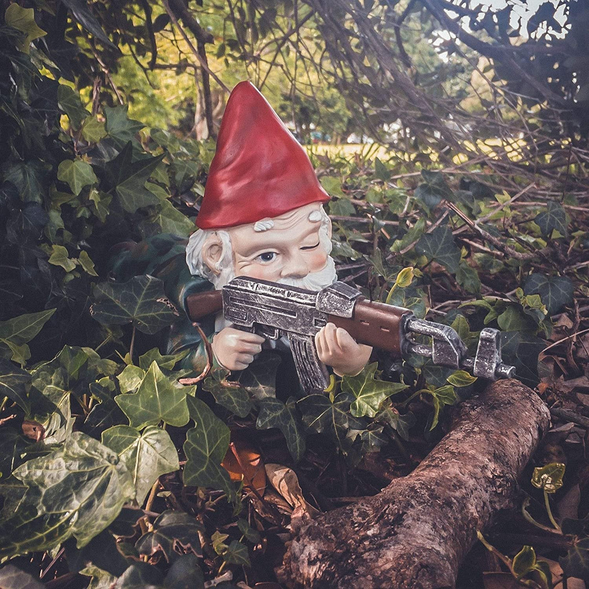 Army Garden Gnome Statue