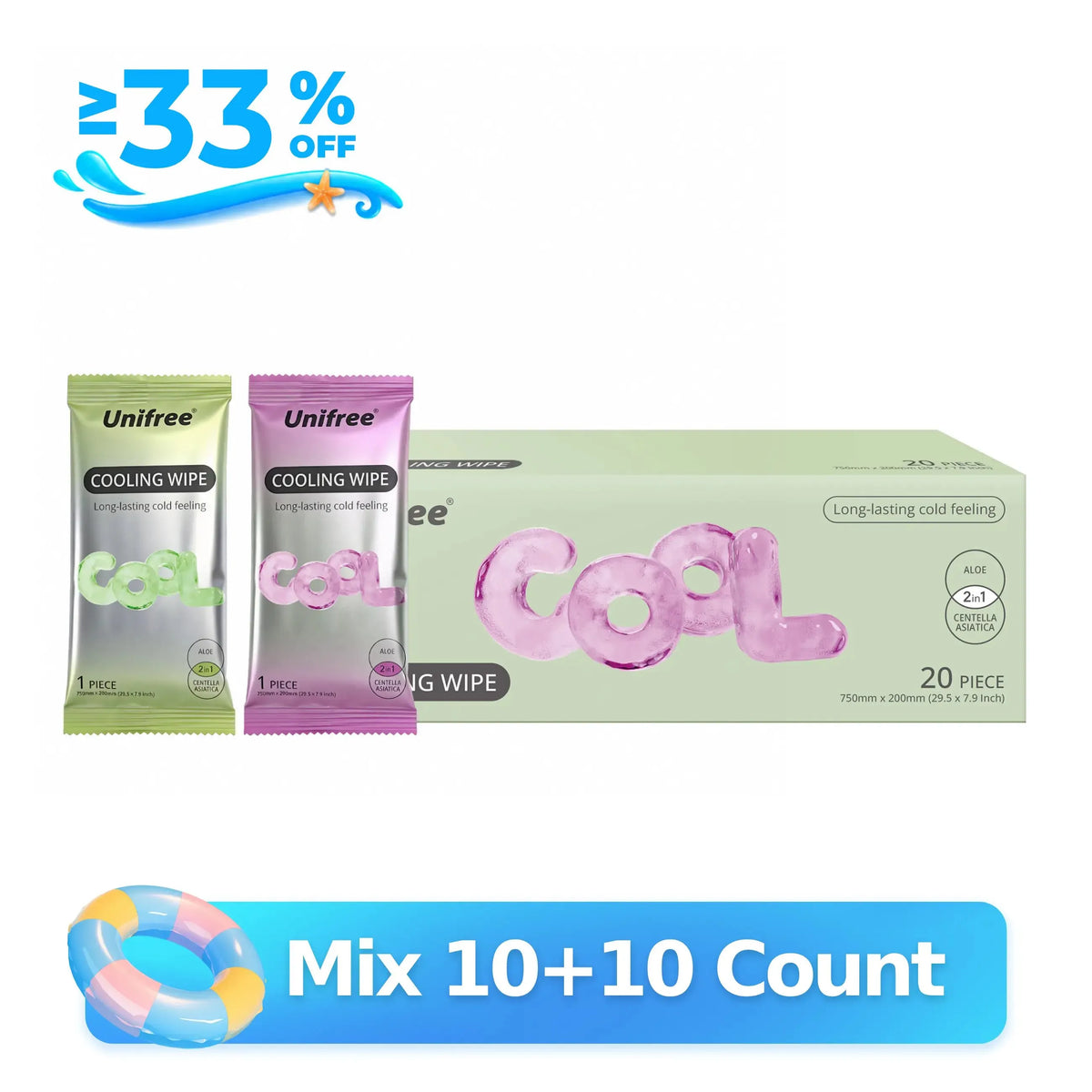 🎉❄️Cooling Towels & XL Menthol Cooling Wipes