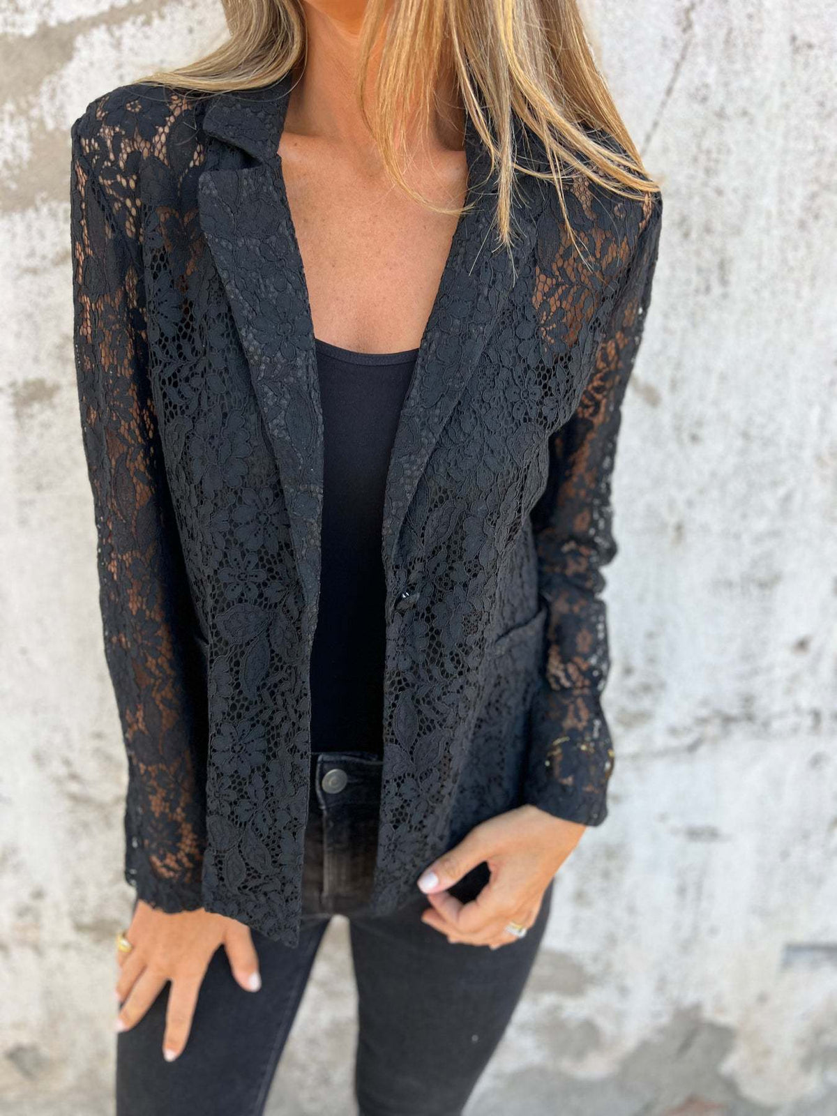 Blazer made of continuous lace mesh (Buy 2 Free Shipping)