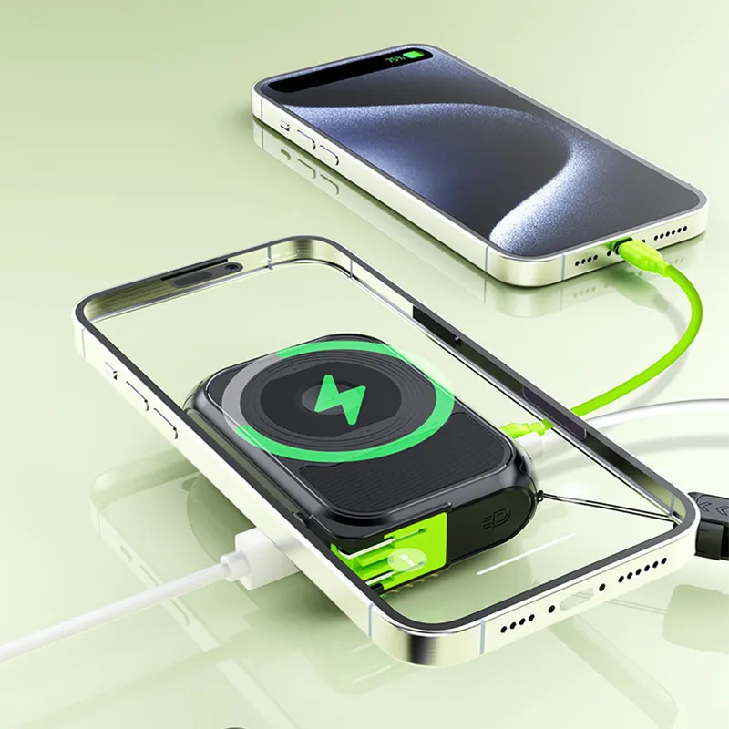 🔥Hot Sale 60% OFF Portable Wireless & Wired Charging Power Bank