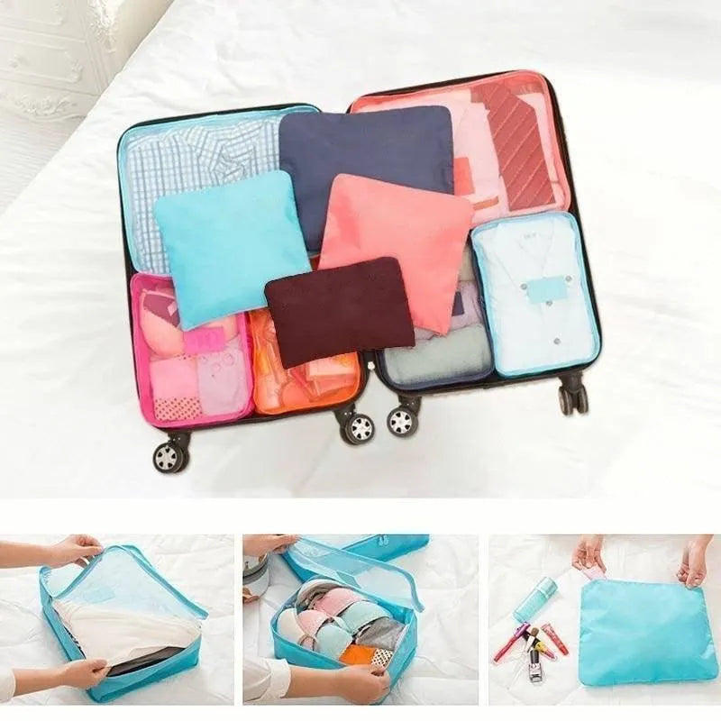 ✈6 pieces portable luggage packing cubes🧳Buy 3 FREE SHIPPING🚗