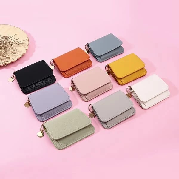 🔥HOT SALE🔥💖Hot 40% OFF🌹RFID Short Wallets for Women – Fashionable Card Holder with Key Ring & Coin Purse
