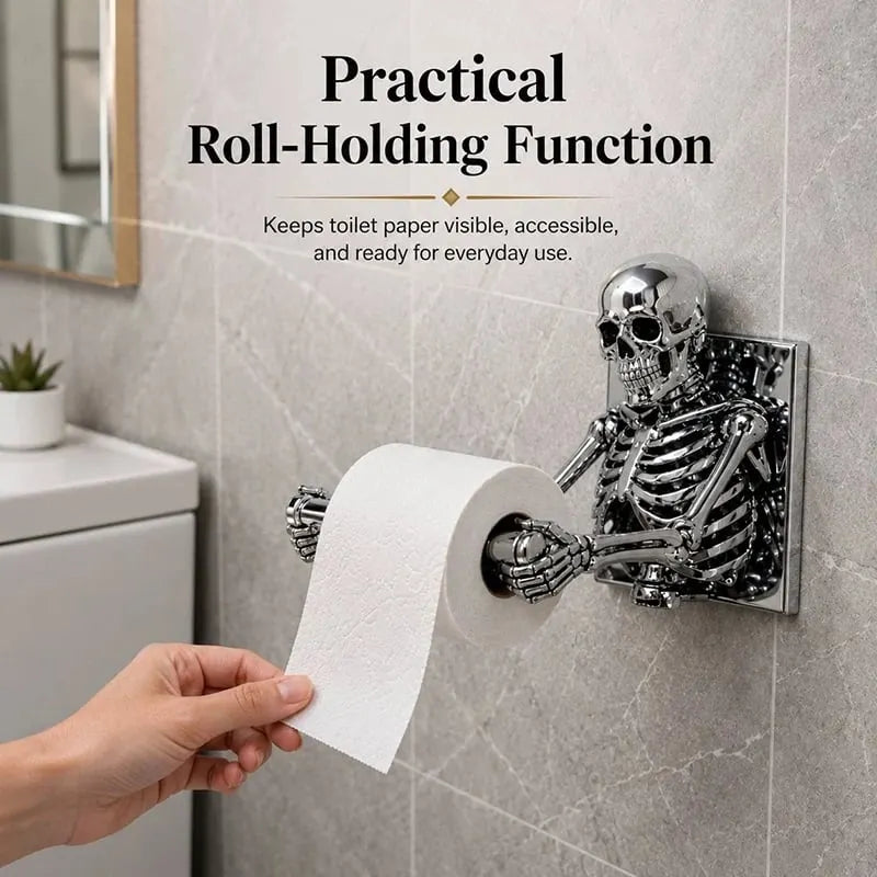 🎉 Skull Toilet Paper Holder(17*18cm)