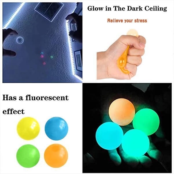 Luminous Sticky Wall Ball Toy(🔥Buy 3 get 2 Free & Free shipping)&SAVE $15