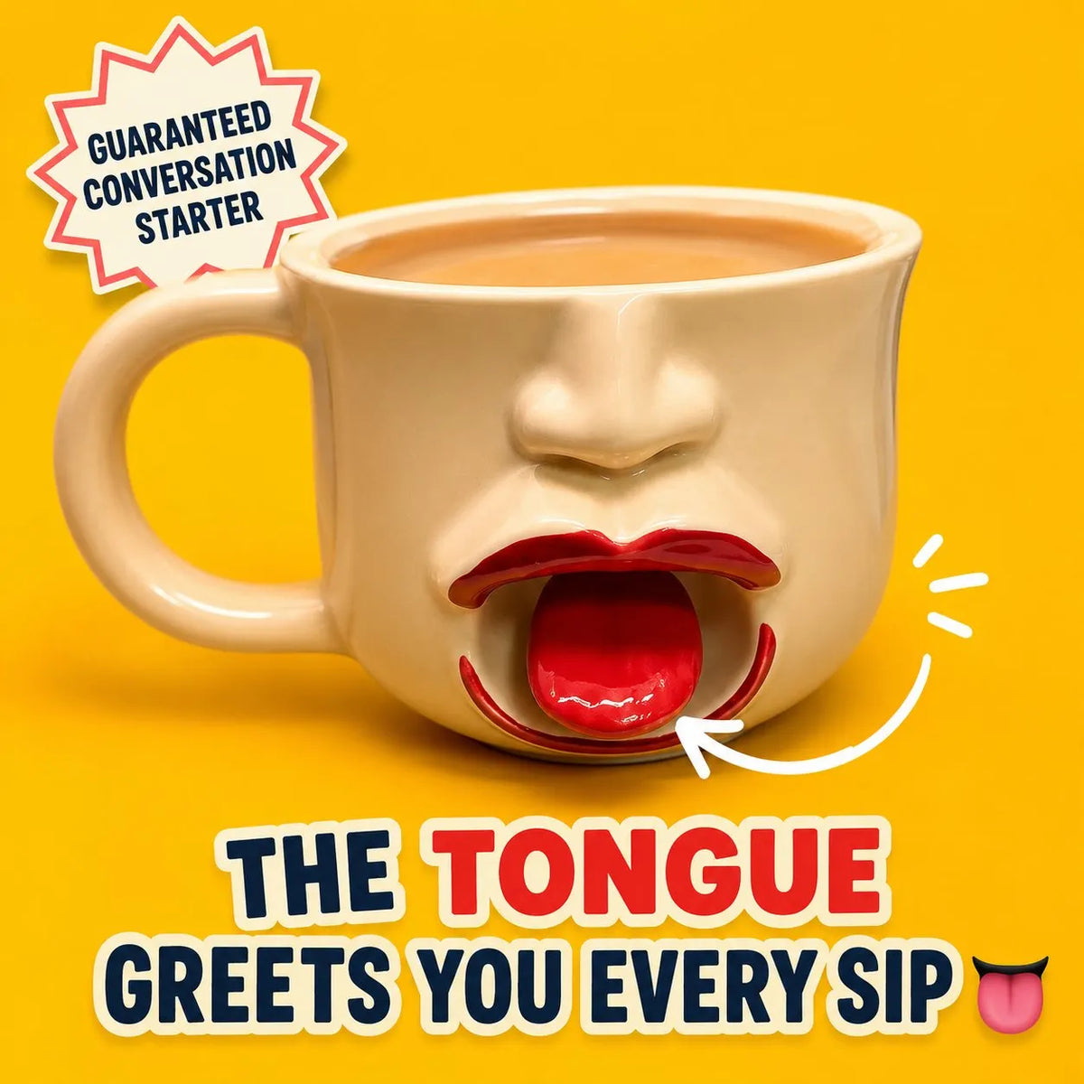 🎉Funny Tongue Mug