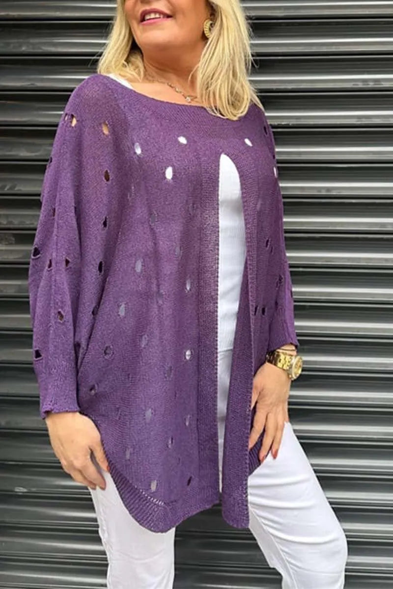 Women's Casual Slit Cutout Cardigan (Buy 2 Free Shipping)