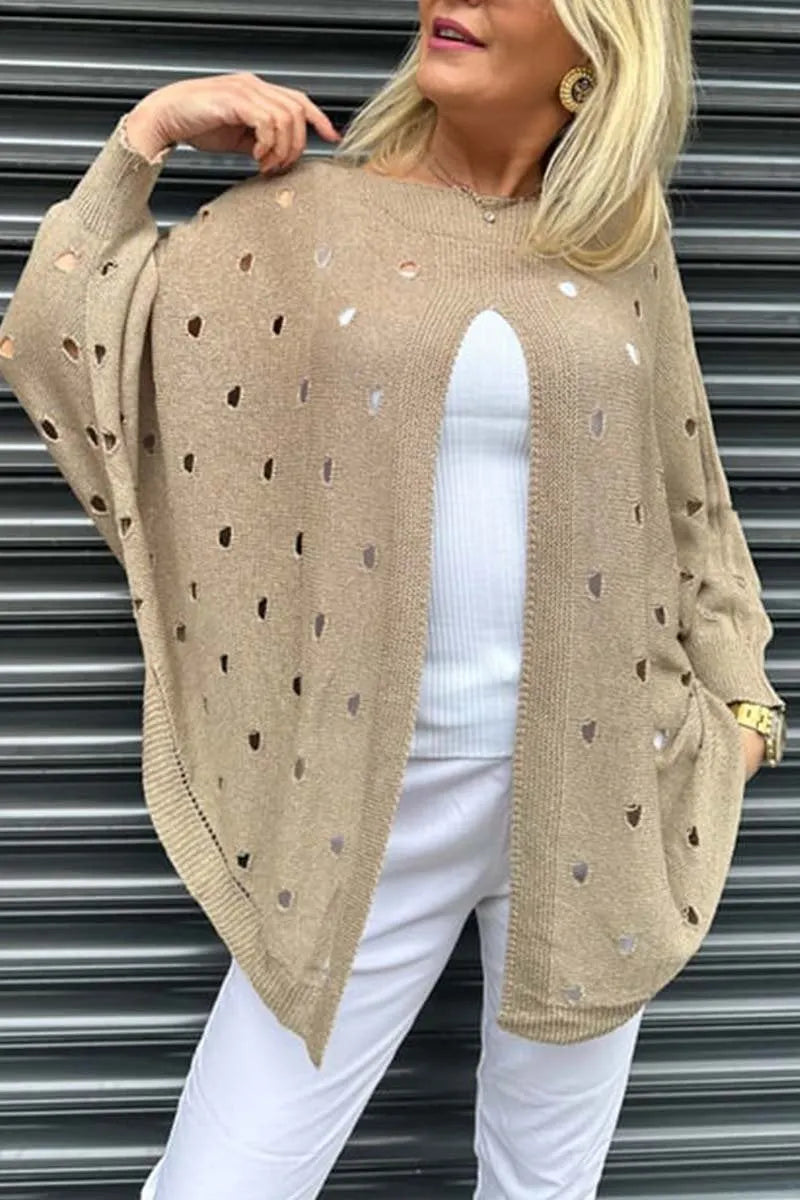Women's Casual Slit Cutout Cardigan (Buy 2 Free Shipping)